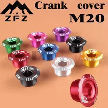 Couvercle de vilebrequin M20 en aluminium pour vélo de route, 10 couleurs disponibles