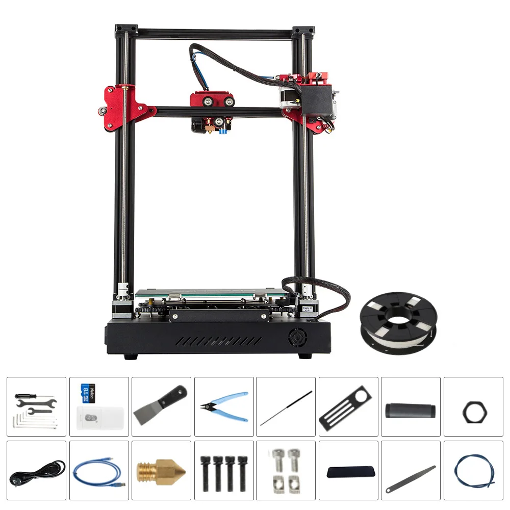 CREALITY CR-10S Pro обновленный автоматический Выравнивающий 3D-принтер DIY комплект для самостоятельной сборки 300*300*400 мм большой размер печати