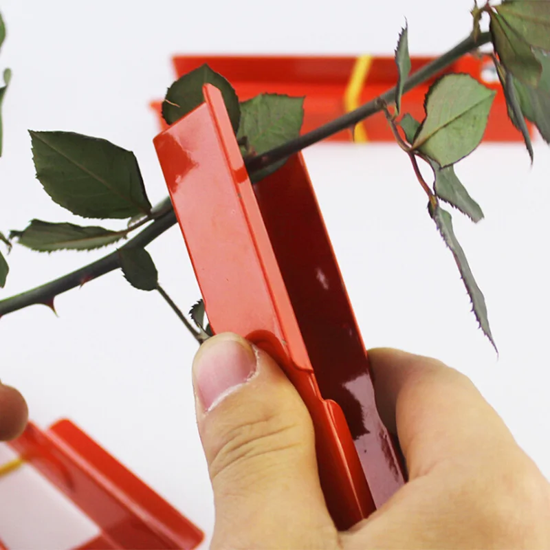 Флорист металлический сад цветок Роза шип стволовых листьев зачистки Ювелирные плоскогубцы DIY инструмент для удаления заусенцев садовый инструмент