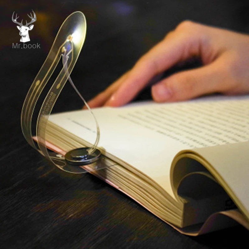 

Mini Bookmark with Lamp Led Light for Reading Book Bookmark Reading Lamp Creative Portable Small Night Light