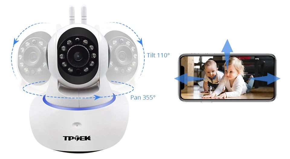 Ip-камера с разрешением 1080 P, Wi-Fi, беспроводная домашняя ip-камера для безопасности, камера видеонаблюдения, Wi-Fi, камера ночного видения, детский монитор, камера