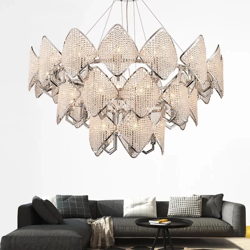 Современный подвесной светильник с бриллиантовым кристаллом, Подвесная ...