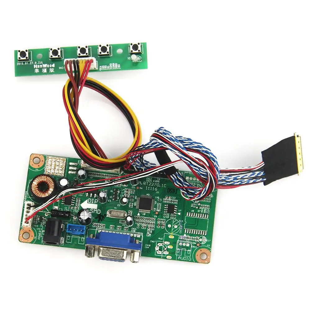 

M. RT2270 LCD/LED плата драйвера контроллера (VGA) для PQ101WX01 HSD101PWW1-A00 1280x800 LVDS монитор повторного использования ноутбука