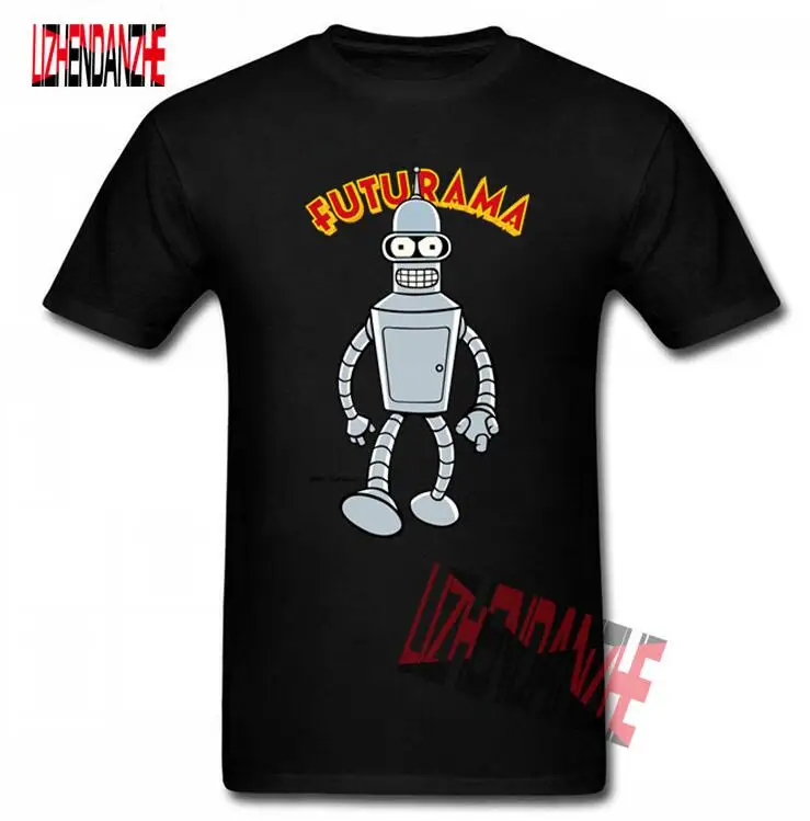 

Sci-fi Funny Anime Futurama LOGO T shirt, Bender Bending Robot Tshirt, Summer Sale High-quality Branded Clothing T-Shirt tee NEW