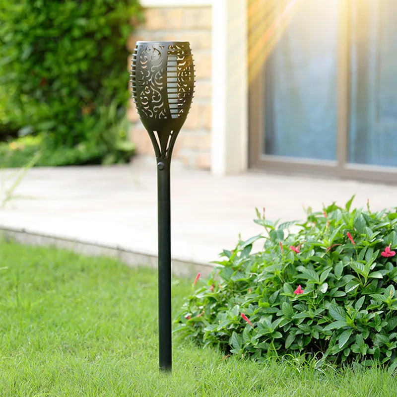 

LED Solar Flame Lamps Flickering Path Lawn Lamp LED Torch Lights Realistic Dancing Flame Effect Light Bulb Outdoor Garden Decor