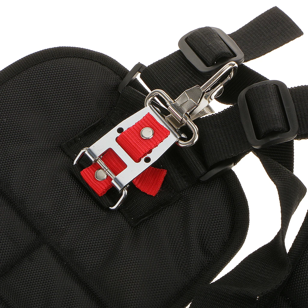 fityle Black Strimmer Double Breasted Shoulder Harness Strap For Brush Cutter