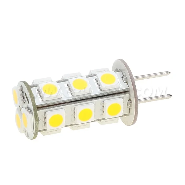 

Free Shipment G6.35 Led Bulb Lamp 12VDC 18LED SMD 5050 360-396LM 3W Repalce The 30W Halogen Bulb