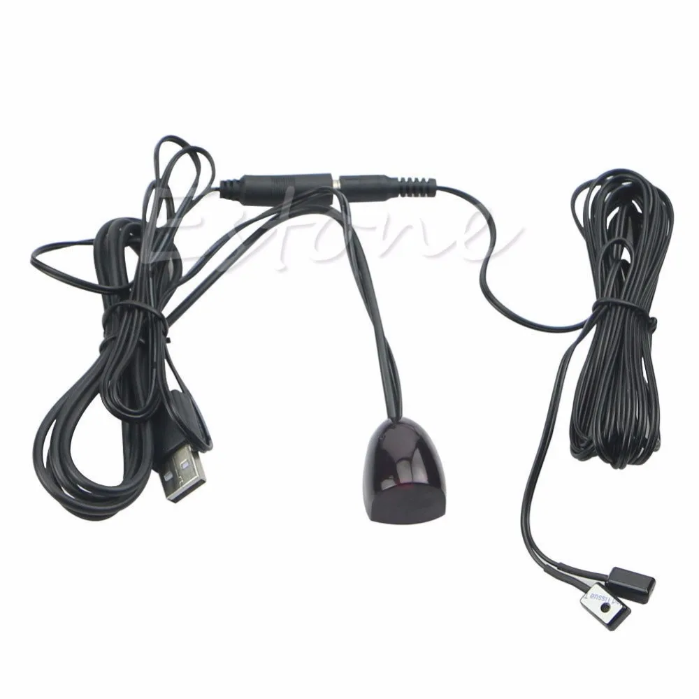 

NewestFor 1 Receiver 2 Emitters Repeater Hidden Infrared Remote IR Extender System Kit