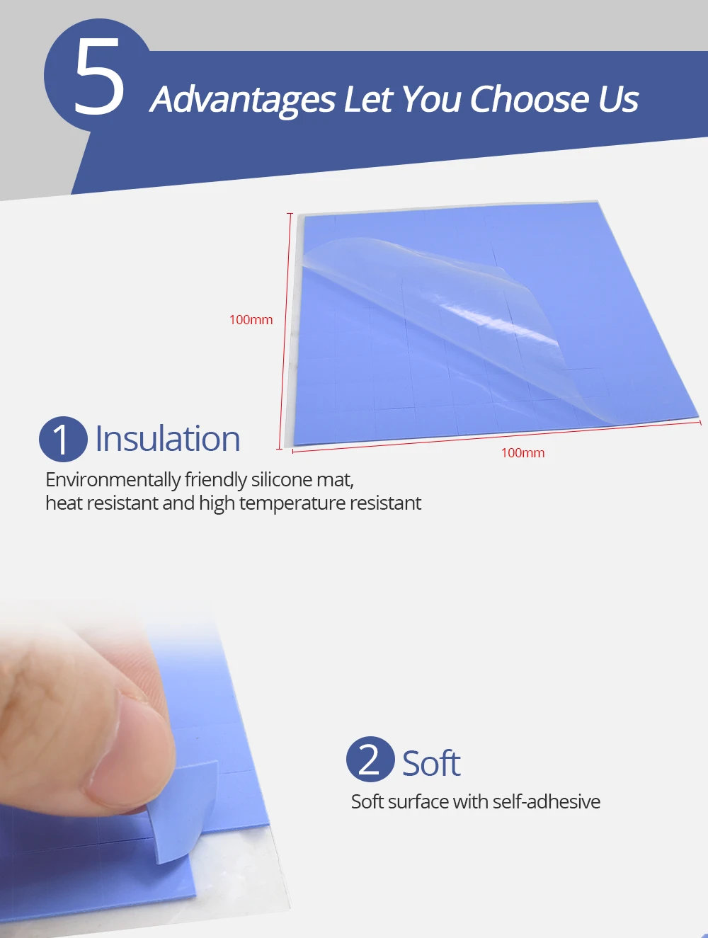 Silicone Pads Heatsink Radiator Cooling
