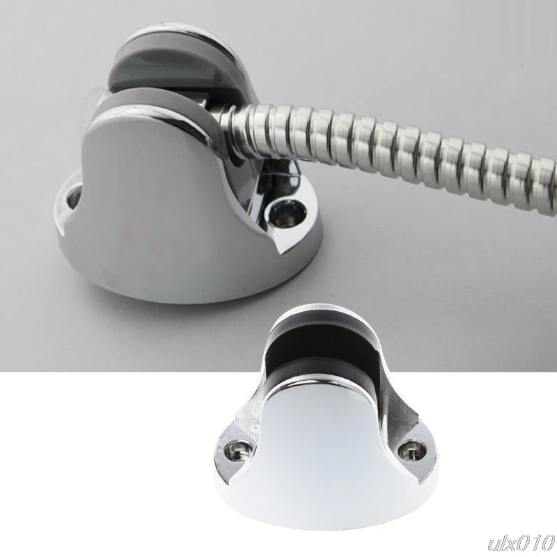 Chrome Bathroom Shower Base Holder Adjustable Hose Wall ...