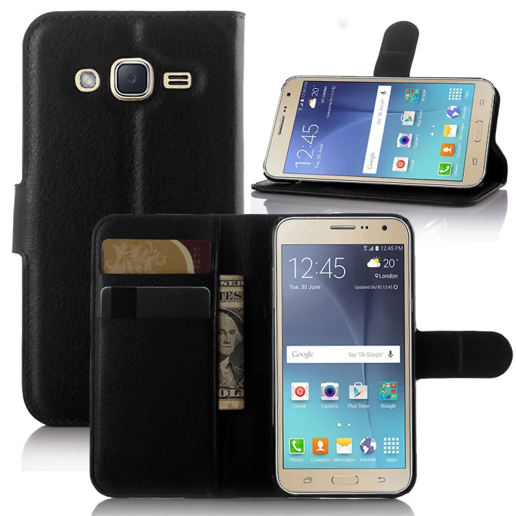 

Luxury Funda Capas Phone Case For Samsung Galaxy J3 2016 J320f J320A 5.0 Inch With Stand Flip Covers Wallet PU Leather Bags Skin