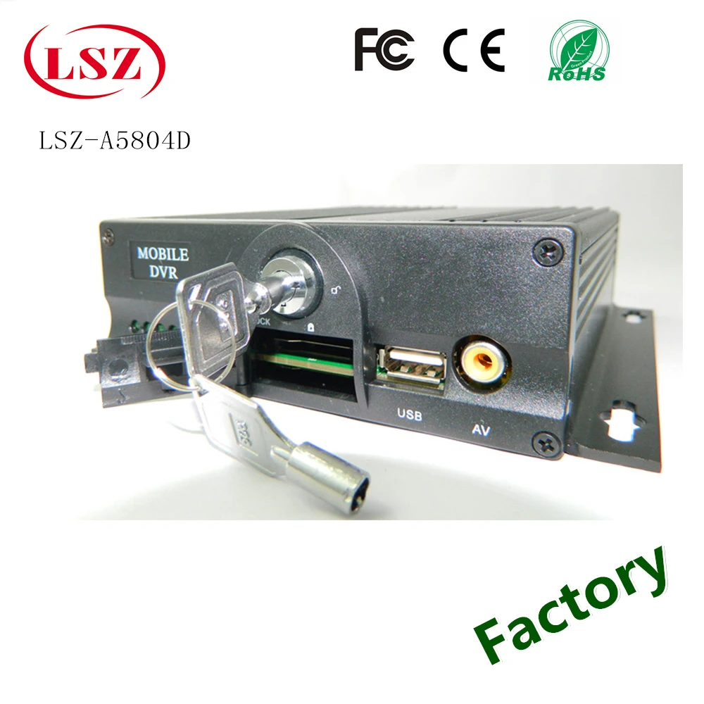 

4CH double SD card MDVR AHD 1080P Full HD monitoring host support NTSC/PAL factory direct factory direct selling