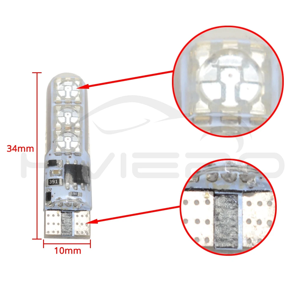 2X T10 SilicaGel RGB W5w светодиодный пульт дистанционного управления RGBW 501 194 168 6SMD 5050 фестонный купольный светильник для автомобиля с клиновидной стороной светодиодный DC 12 В автомобильные лампы