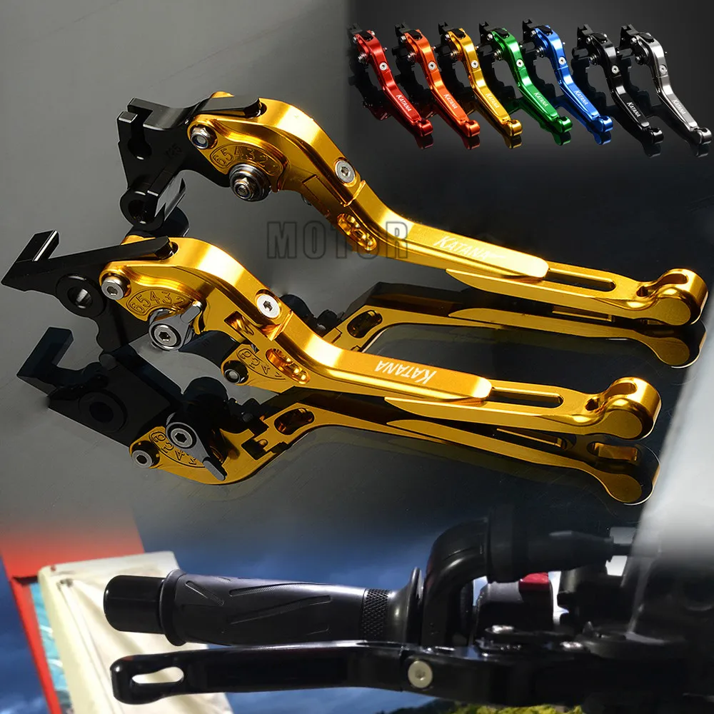 Рычаги тормозной муфты CNC для Suzuki 600/750 KATANA 1998 2006 GSX1100F 1991 1993 регулируемые Складные