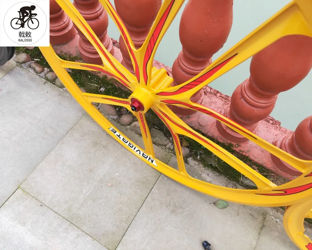 Best Kalosse magnesuim alloy  29inch  mountain bike wheels 2 bearings hubs  100/135mm   For 11 Speed cassette 7