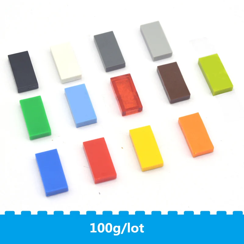 

1Ч2 tiles Mosaic small particles building blocks compatible with other acessories block toys for children Enlighten education