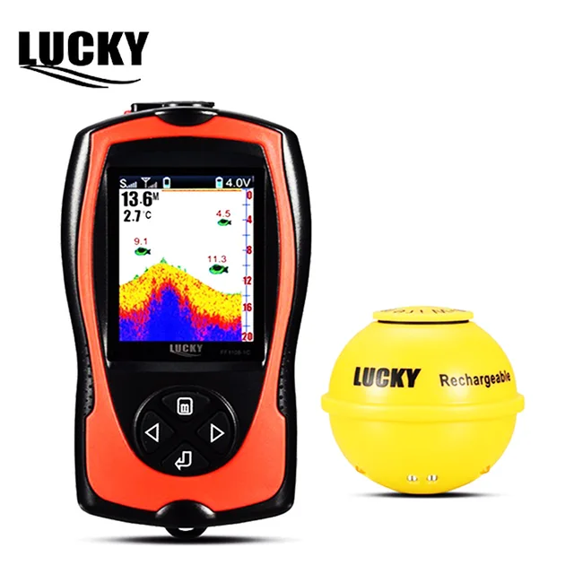 Cheap Lucky Fish Finder Portable Sonar Sensor Echo Sounder LCD Screen Boat Ice Sea Fishing Accessories Sounder fishing FF1108-1CWLA Cheap Lucky Fish Finder Portable Sonar Sensor Echo Sounder LCD Screen Boat Ice Sea Fishing Accessories Sounder fishing FF1108-1CWLA
