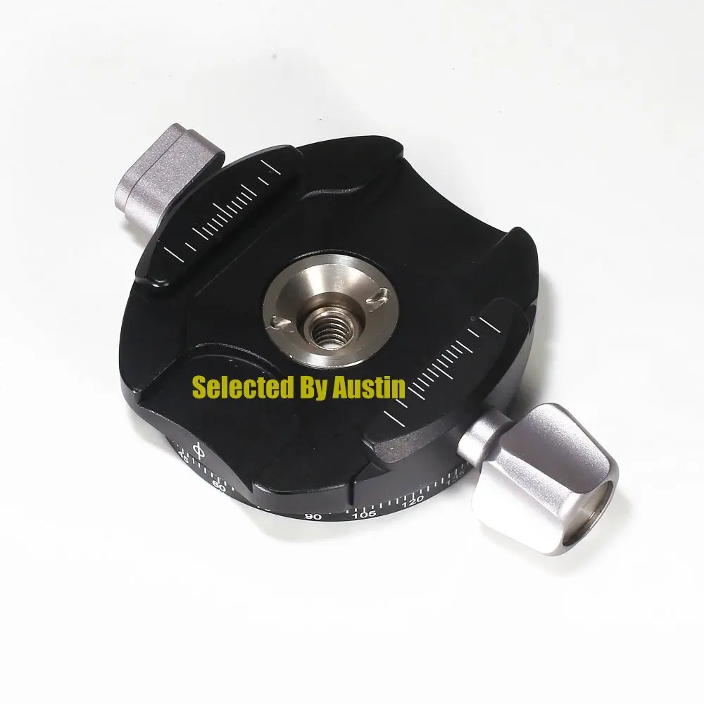 

Panoramic Base Tripod Head Quick Release Plate Panning Clamp Rotator Mount Adapter For Tripod Head