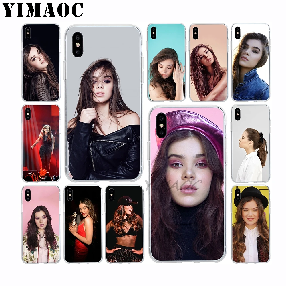 

YIMAOC Hailee Steinfeld Ross Soft TPU Silicone Case for Apple Iphone Xr Xs Max X 10 8 Plus 7 6S 6 Plus SE 5S 5 7Plus 8Plus Cover