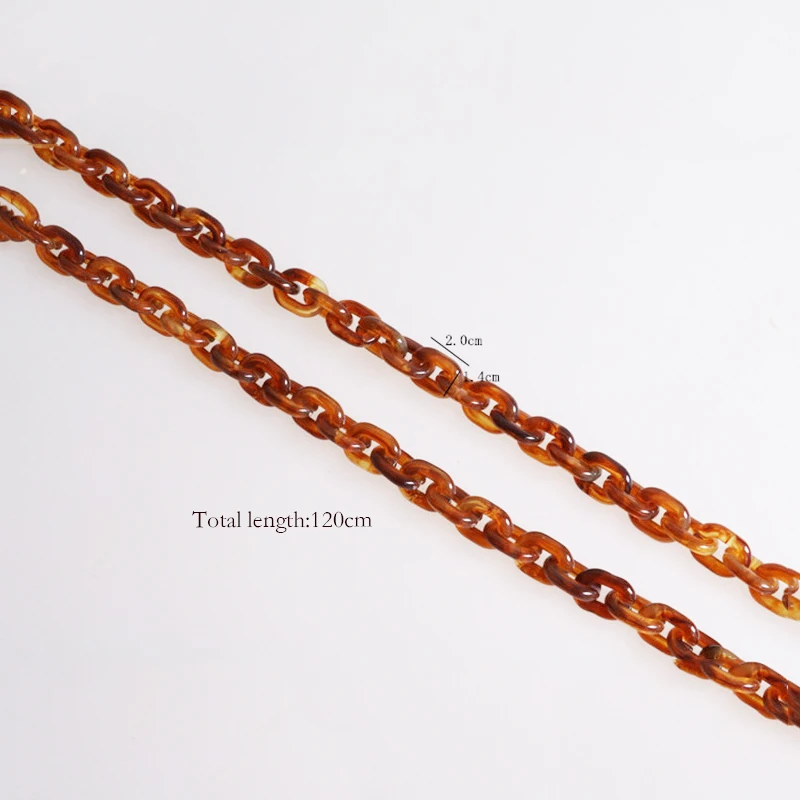 120cm Mini Acrylic Resin Chain Bag Strap Handbag Plastic Strap Fashion Women Bag Accessories Shoulder Straps 120cm Mini Acrylic Resin Chain Bag Strap Handbag Plastic Strap Fashion Women Bag Accessories Shoulder Straps