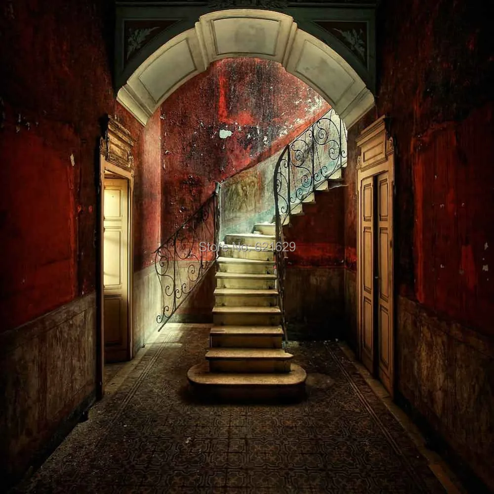 Dalam ruangan Tangga 10'x10 'Cp komputer dicat Fotografi Scenic