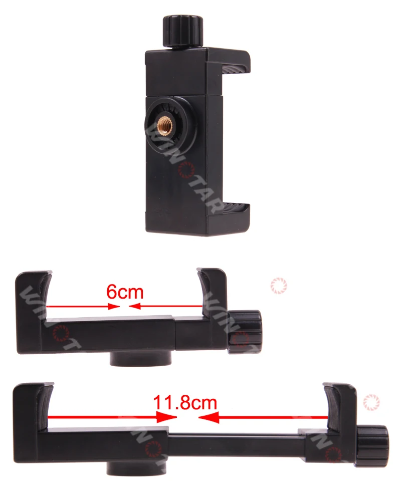 Z Type Tripod Heads Camera Tripod Flex Tilt Head + Phone Mount Smartphone Clip For for iPhone X 8 7 Plus Samsung S8 S9