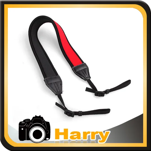 Macchina Fotografica Tracolla Elastica In Neoprene Rosso Neck Strap Per A6400 A6300 A6500 A6000 650D 700D 600D Dslr Della Macchina Fotografica