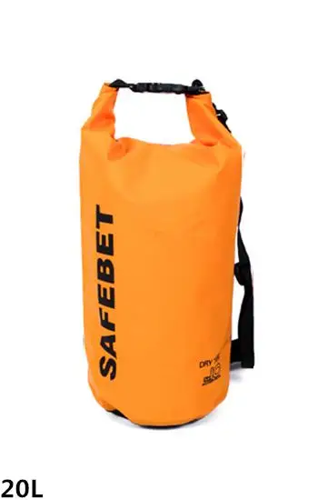 20L Дрифтинг мешок Водонепроницаемый сухой мешок Открытый Кемпинг спасательный жилет Дайвинг Рафтинг сумка на плечо - Цвет: Orange