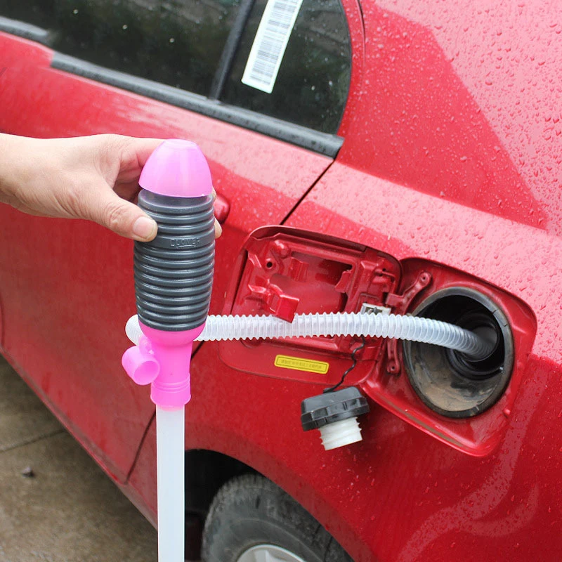 

New car manual oil extractor plastic suction pipe oiler oil pumping pipe automatic portable suction pipe
