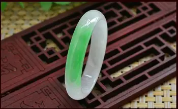

Yu bracelet natural ice glutinous species floating flower bracelet Myanmar gorgeous green round bracelet/