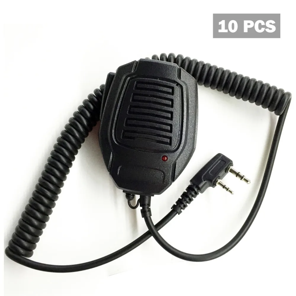 10 шт. KMC-24 ручной микрофон динамик IP54 Водонепроницаемый для Kenwood TK2160 TK370 TK3402 TK2312 TK3312