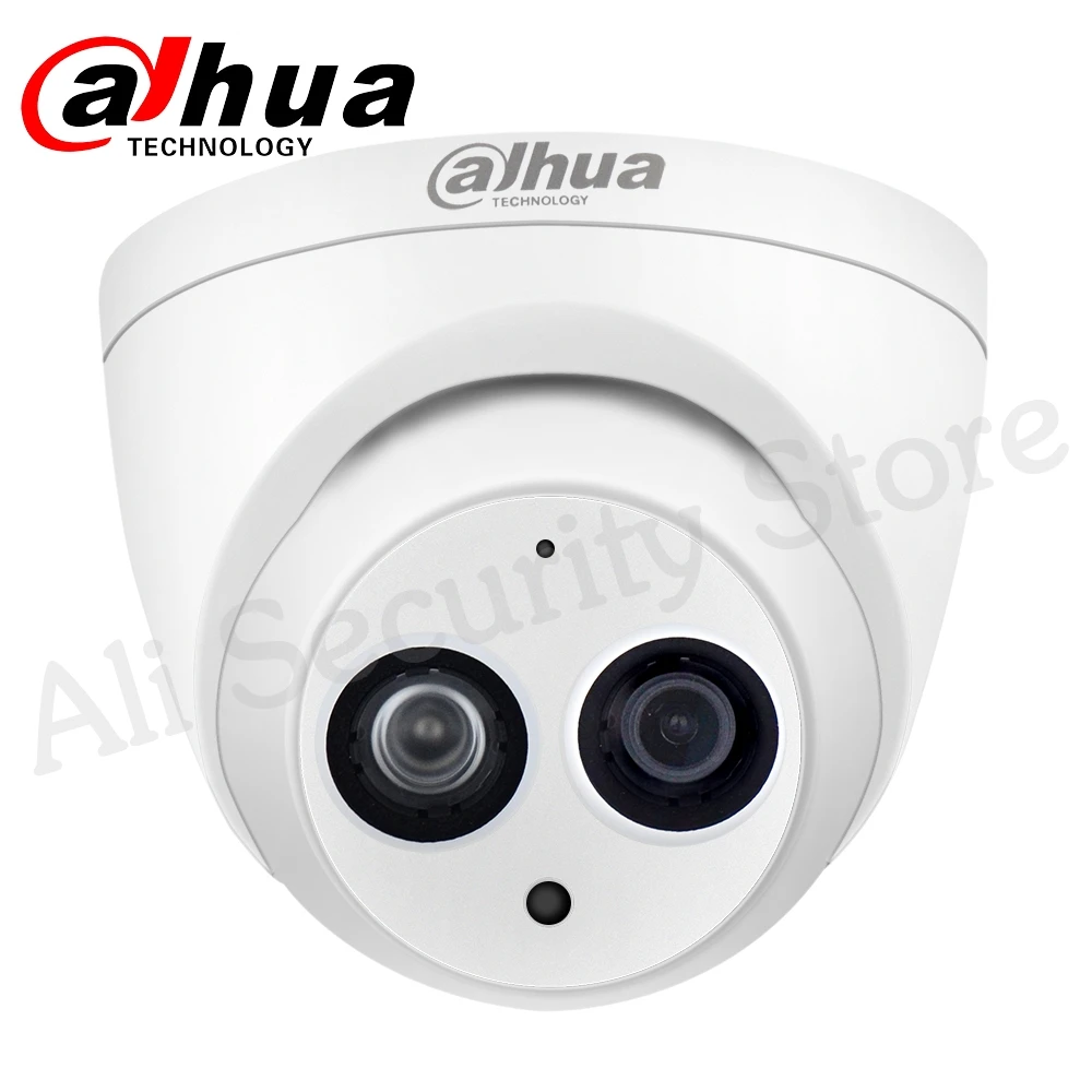  Dahua Wholesale IPC-HDW4433C-A 4MP HD POE Network Starnight IR Mini Dome IP Camera Built-in MiC Onv