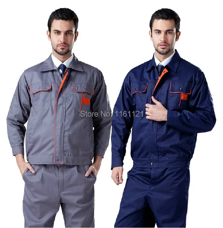 2014 new mens working wear long sleeve labour protective clothes