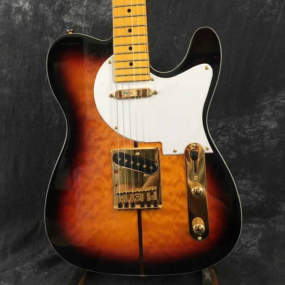 

suneye New arrival F Custom Shop TL electric guitar puppy head guitar, EMS free shipping