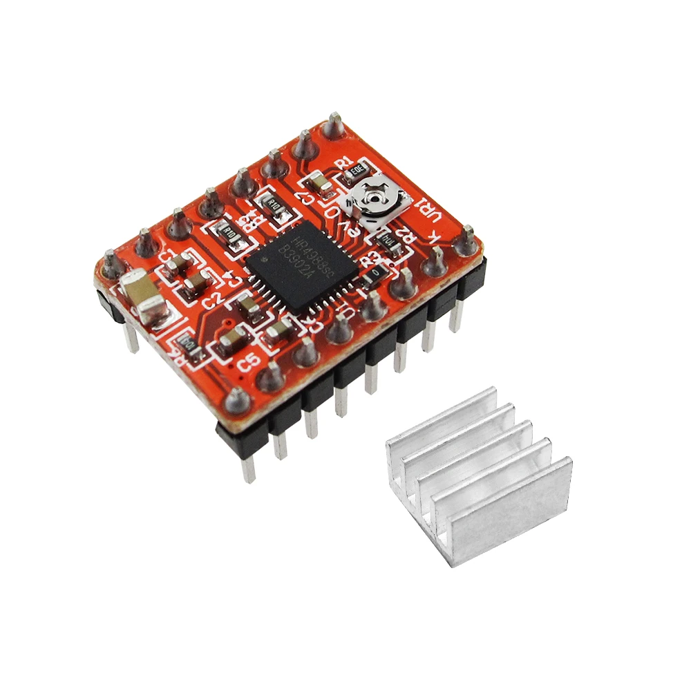 

10PCS Stepper Driver A4988 Stepper Motor Driver Module + Heat Sink in stock