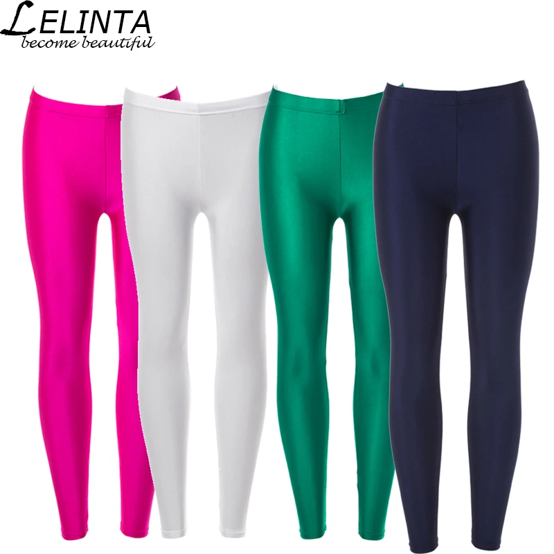 LELINTA Solid Color High Waist Yoga Sports Leggings For Women Stretch Tight Sexy Pants Running Pants Training Clothers