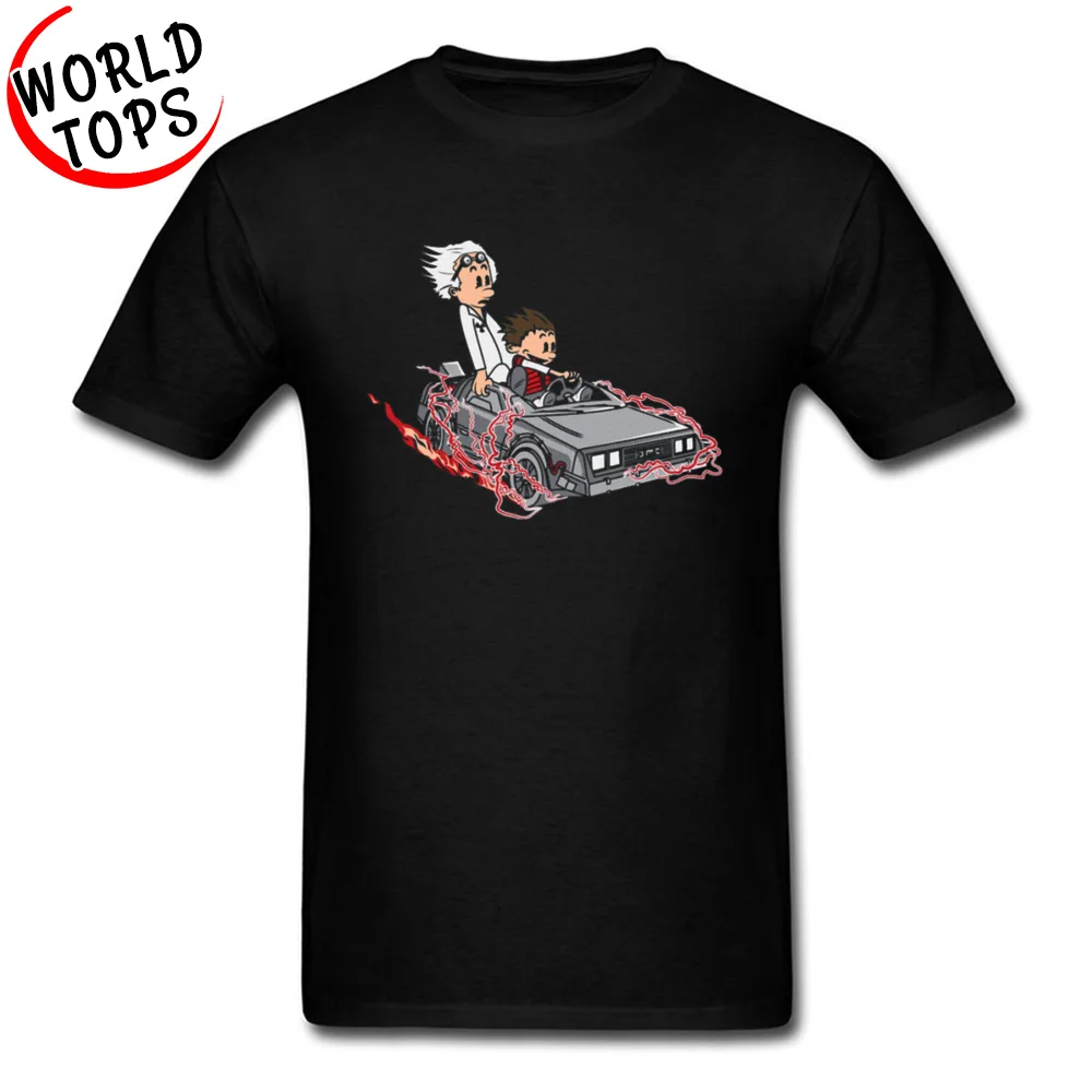 

Tintin Racer Car Funny Cartoon T-shirts Camisa Father Day Tops Shirts Men Cute Graphic T-Shirt O Neck 100% Cotton Tops