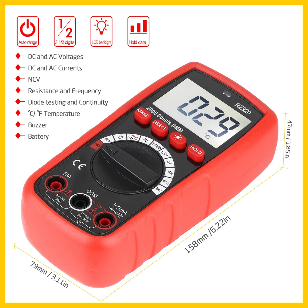 digital multimeter RZ920.2