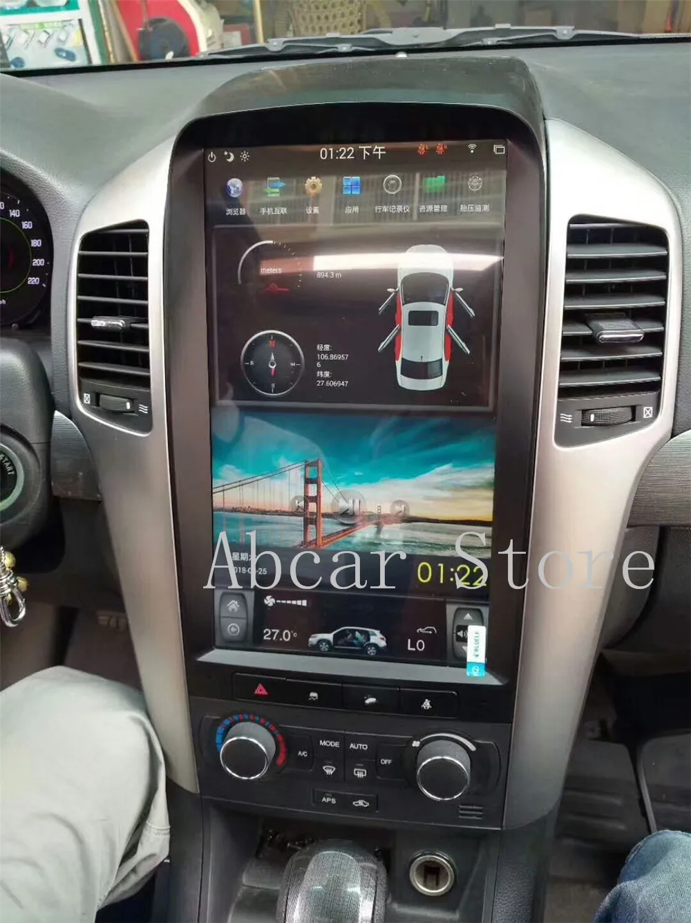 13,6 ''Tesla стиль Android 8,1 PX6 HDMI Автомобильный dvd-плеер gps навигация для Chevrolet Captiva 2007 2008 2009 2010 2011 2012 радио