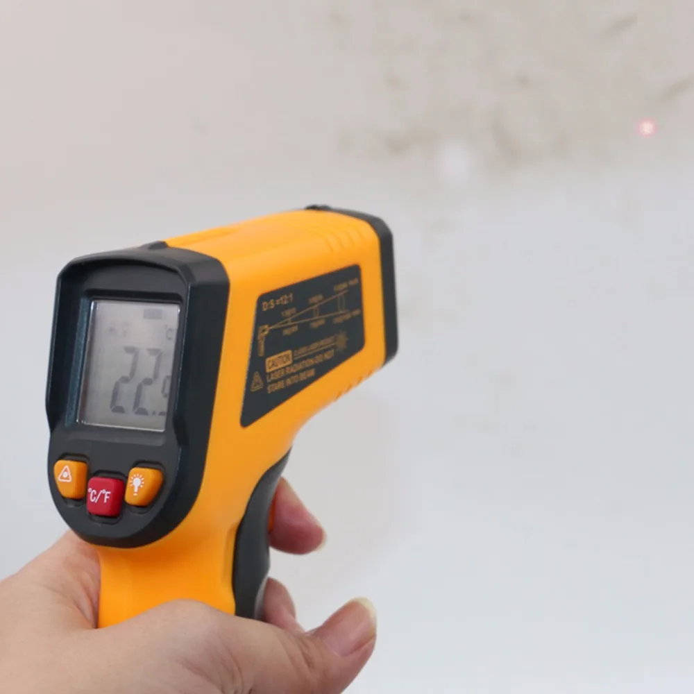 digital thermometer,termometro digital,Red Laser Temperature Meter H