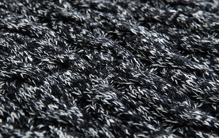 Ручная работа чистая шерсть Vneck витая вязка Мужская мода однотонный толстый H-прямой свободный свитер кардиган один и более размер