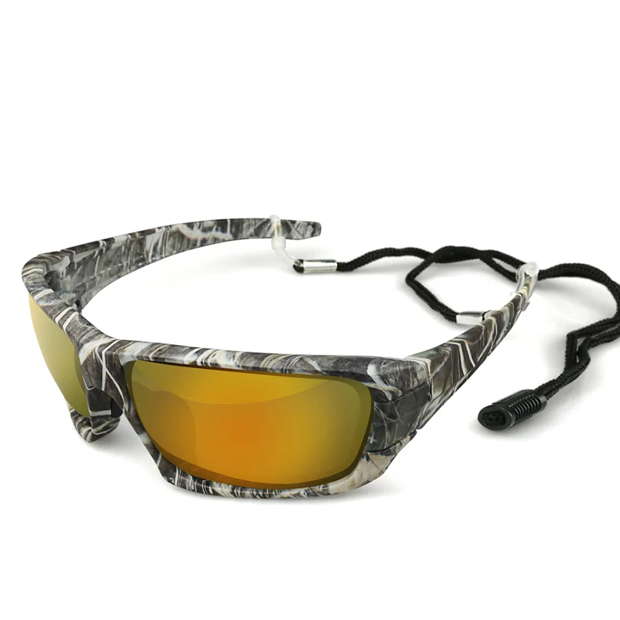 NEWBOLER Fishing Sunglasses 4 Polarized UV lens Camouflage Frame Men Women Sport Sun Glasses Camping Driving Clip Eyewear