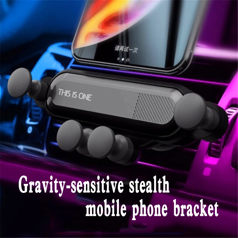 

Universal Car Air Vent Mount Phone Holder For iphone XS Huawei Xiaomi Pocophone F1 Car GPS Air Vent Gravity Induction Bracket