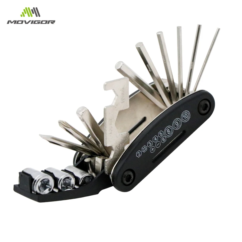 Best 16 in 1 Bicycle Tools Set MTB Road Bike Multifunction Tools Hex Spoke Cycle Screwdriver Tool Wrench Multi Repair Tool Set Kit