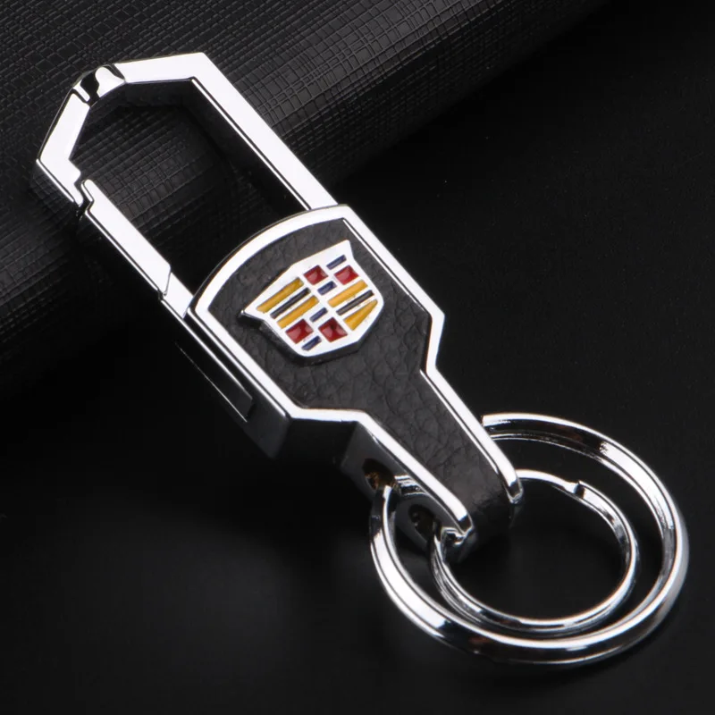 

Applicable to Cadillac logo high-end popular keychain metal keychain Y-075