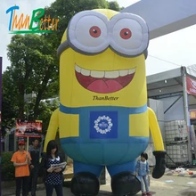 Пользовательские размеры Горячая мультфильм большой торговый центр милые надувные Миньоны