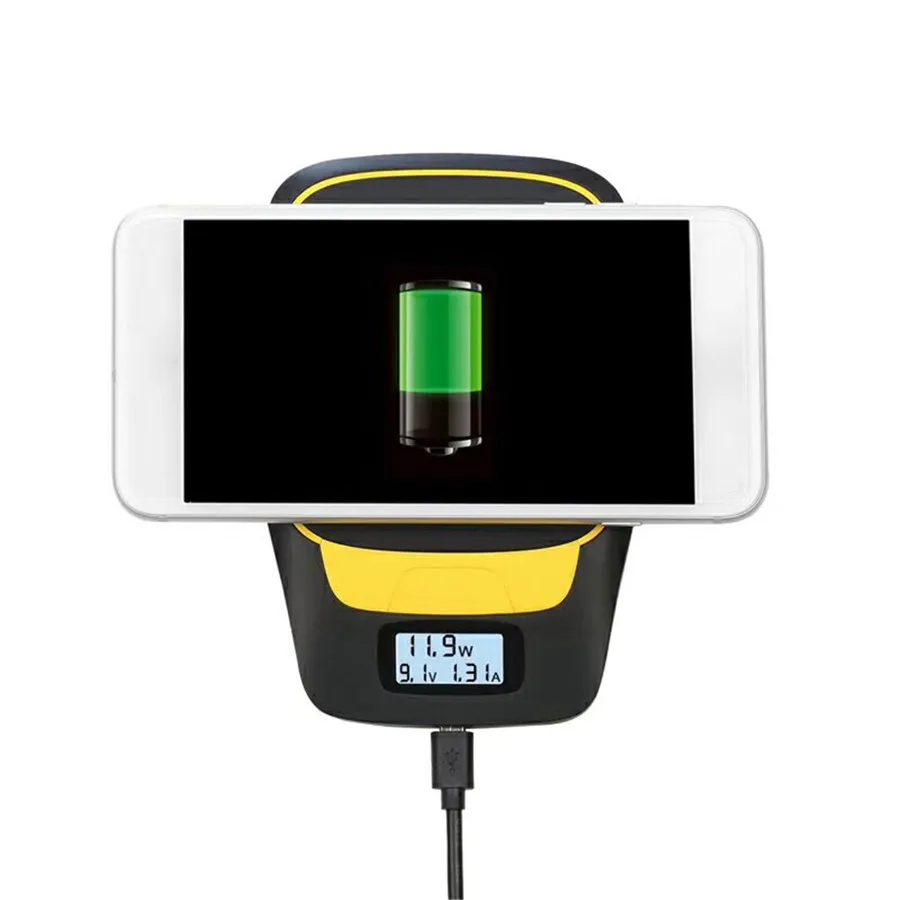 Lcd Digital Display 10W Qi Wireless Charger For Samsung Galaxy S9/S9+ S8 Note 9 USB Fast Charging Pad For iPhone X XS Max 8 Plus