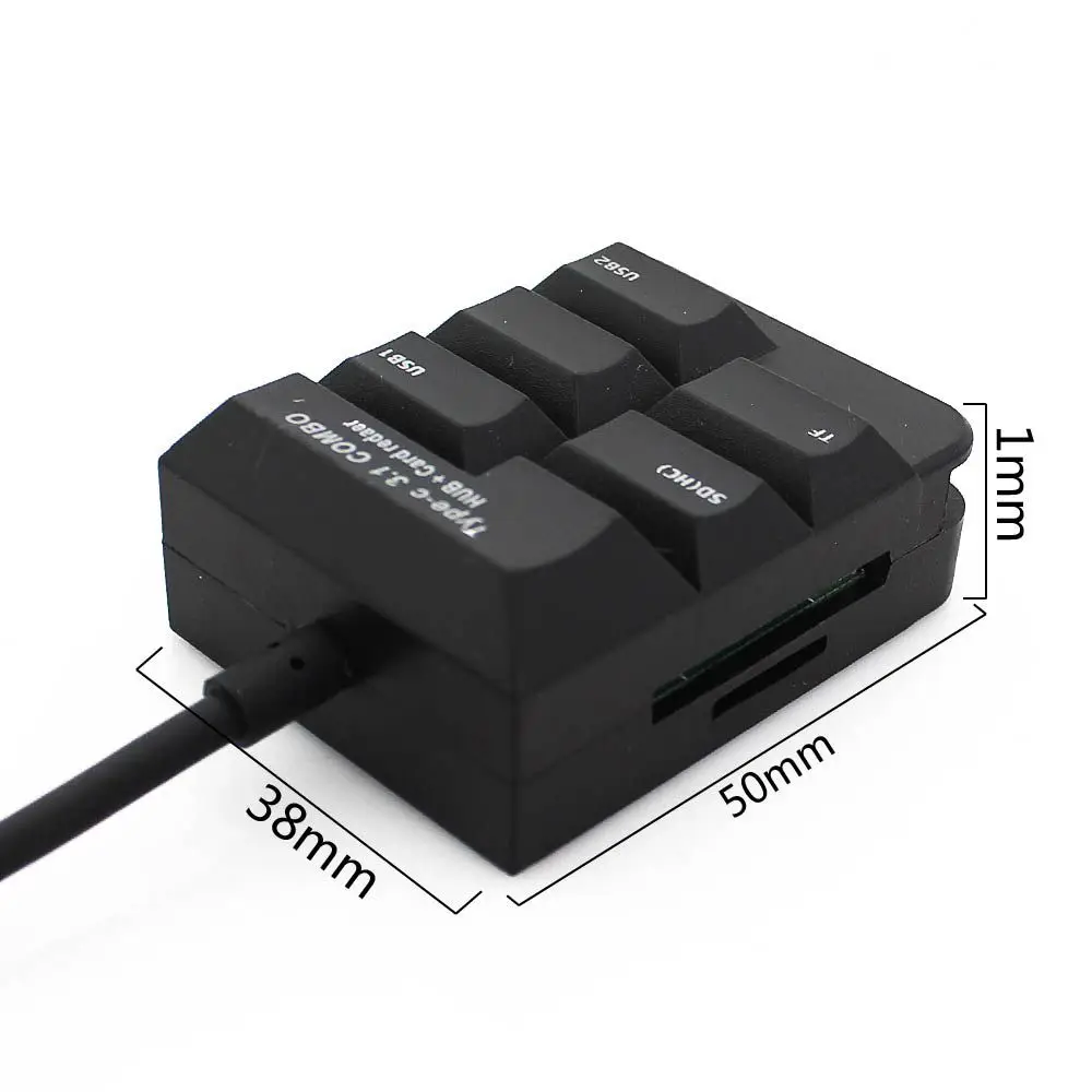 TYPE-C USB3.1 Интерфейс концентратора Многофункциональный Card Reader два в одном