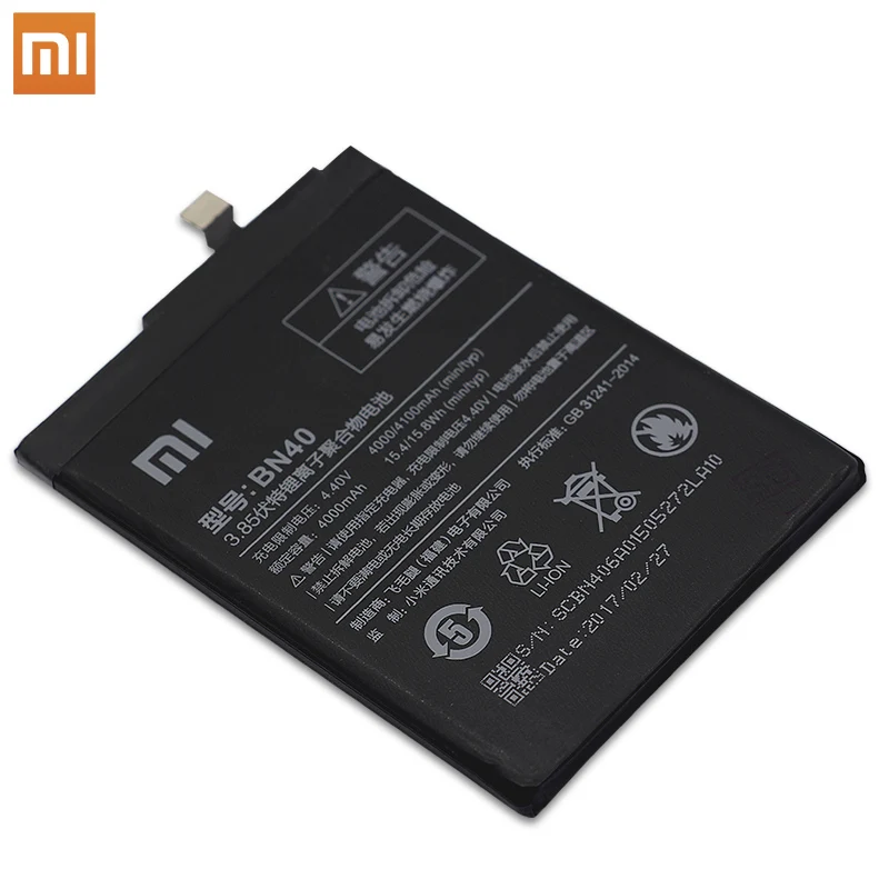 Xiao Mi BN40 Phone Battery For Xiaomi Redmi 4 Pro Prime 3G RAM 32G ROM Edition Redrice 4+Tools