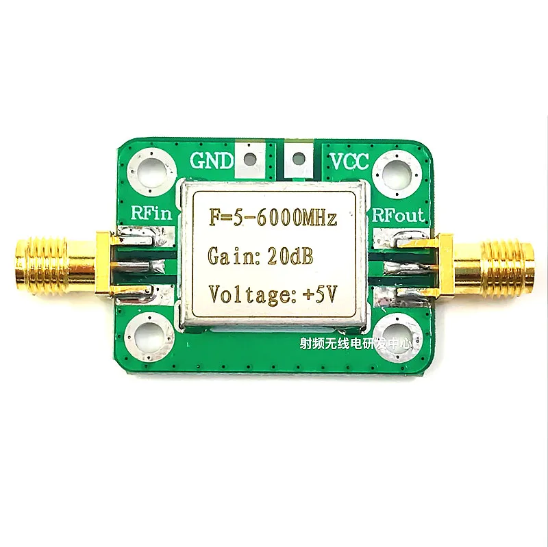Lna 5m6000 Mhz Gain20db Broadband Rf Amplifier For Fm Hf Vhf / Uhf
